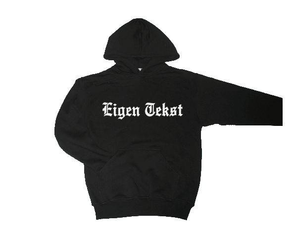 Hooded Sweater met Uw eigen tekst